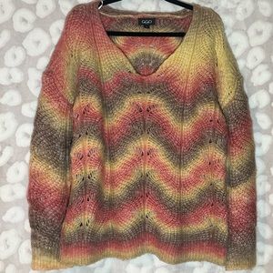 Ombré Striped Sweater